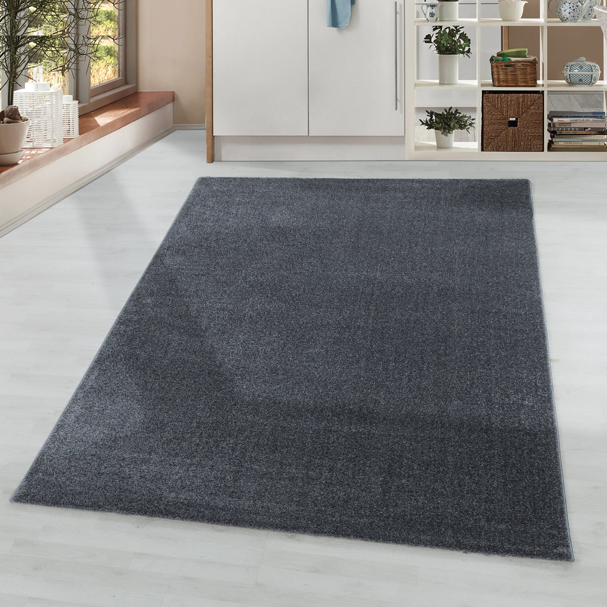 Tappeto Rio 4600 Unicolor Grigio (1)