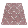 Tappeto Rio 4601 Geometric Rosa (2)