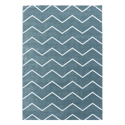 Tappeto Rio 4602 Chevron Design Blu & AYYTPCH-RIO4602BLUE & AYYTPCH-RIO4602BLUE