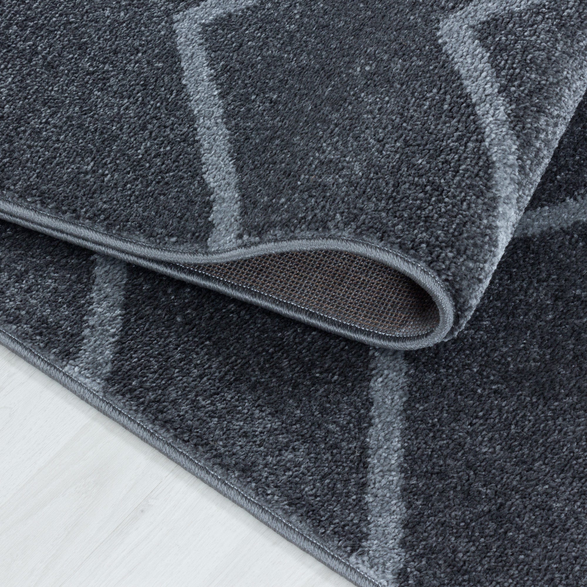 Tappeto Rio 4602 Chevron Design Grigio (4)