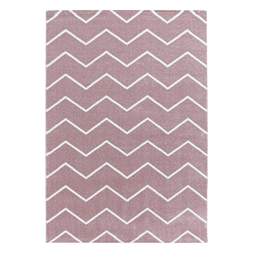 Tappeto Rio 4602 Chevron Design Rosa & AYYTPCH-RIO4602ROSE & AYYTPCH-RIO4602ROSE