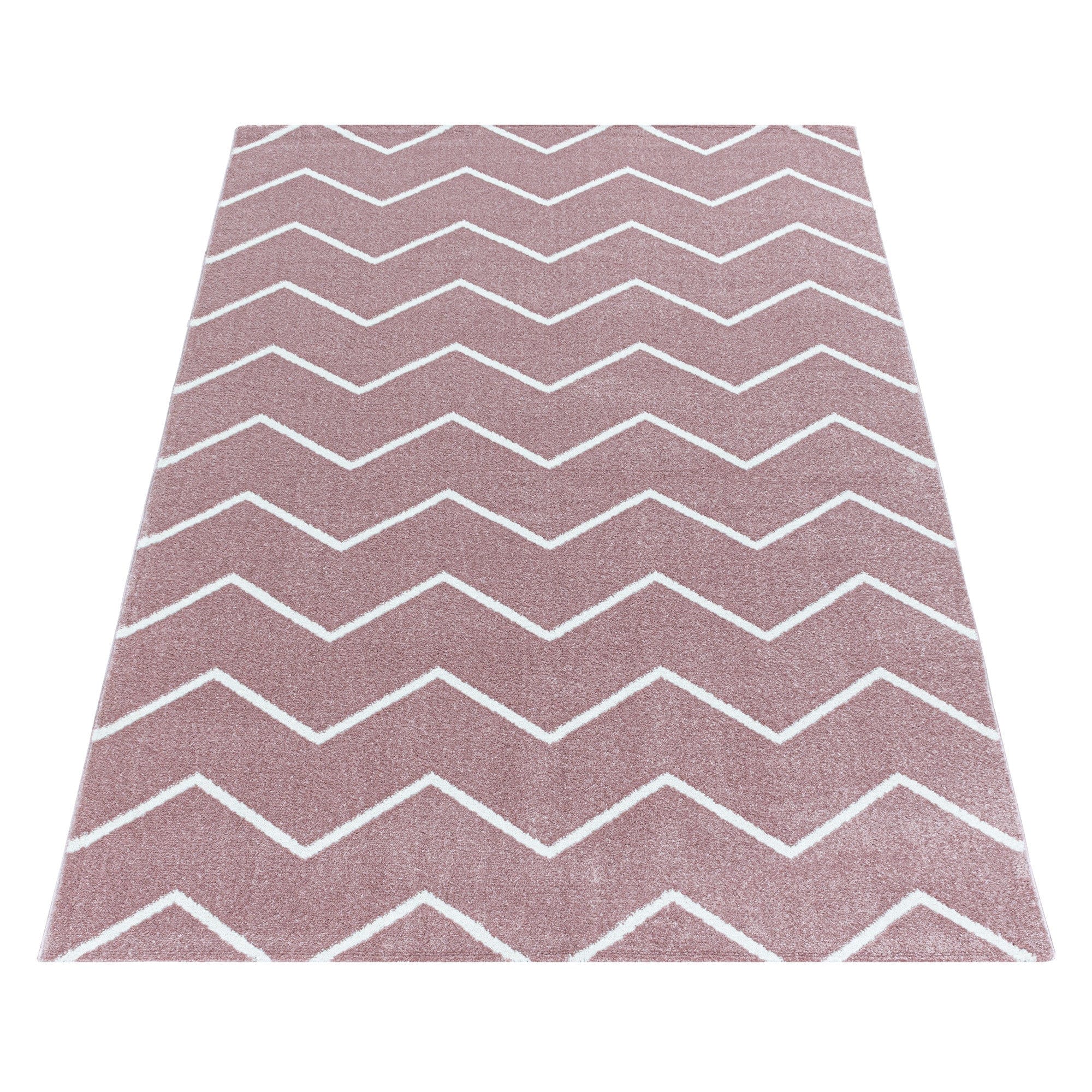 Tappeto Rio 4602 Chevron Design Rosa (2)