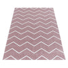 Tappeto Rio 4602 Chevron Design Rosa (2)