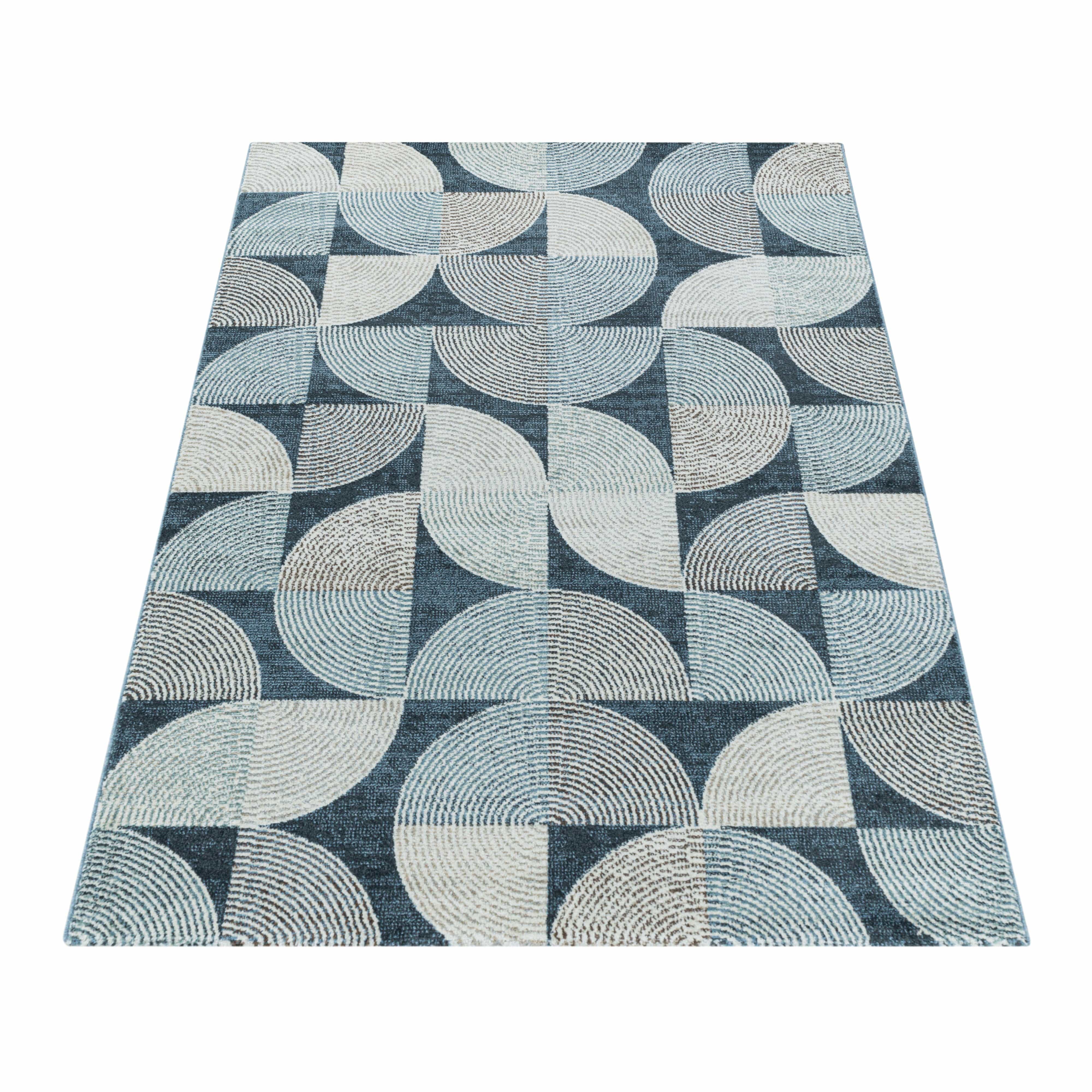 Tappeto Royal 4809 Geometric Blu (2)