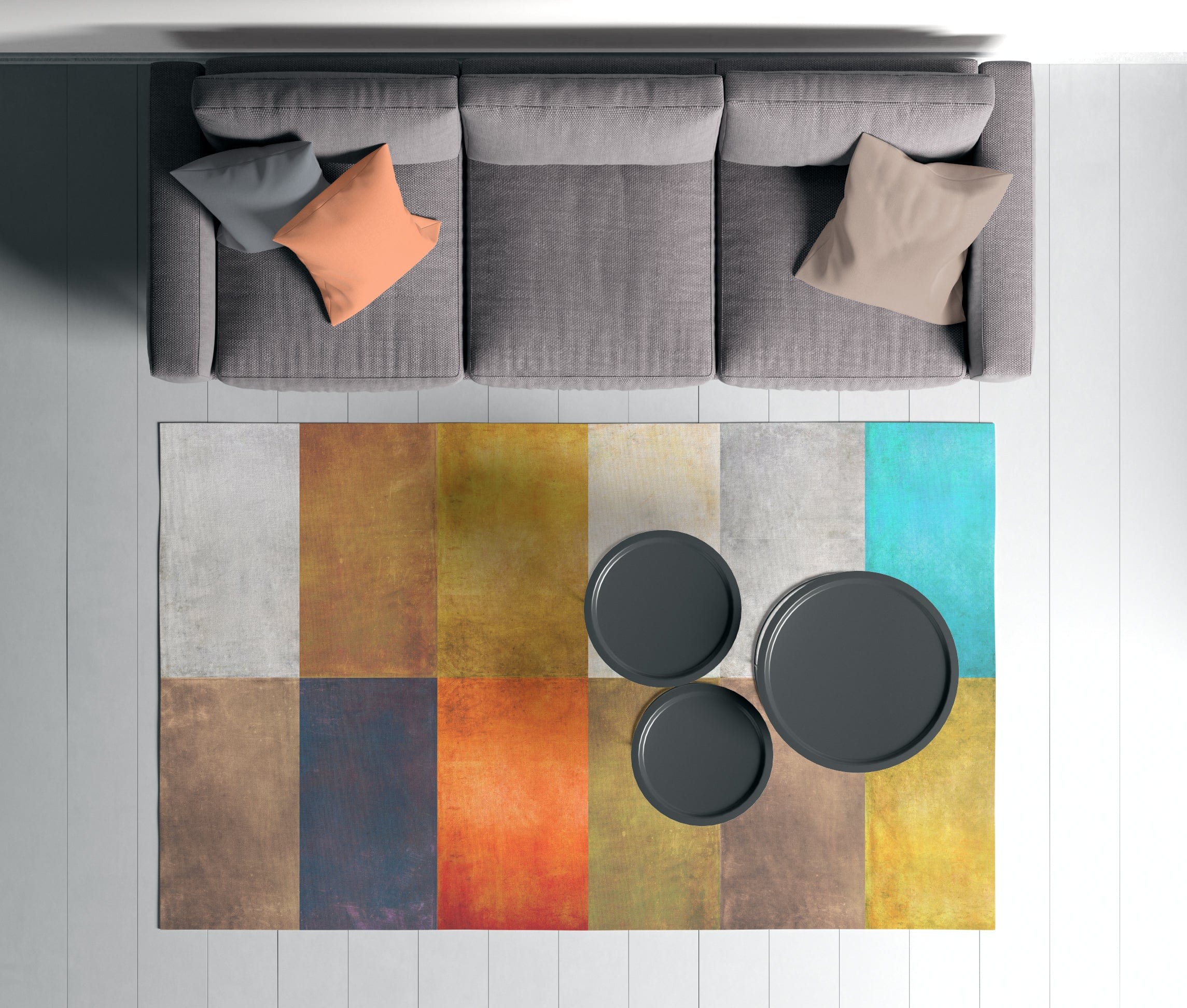 Tappeto Rugero 0038M Multicolore