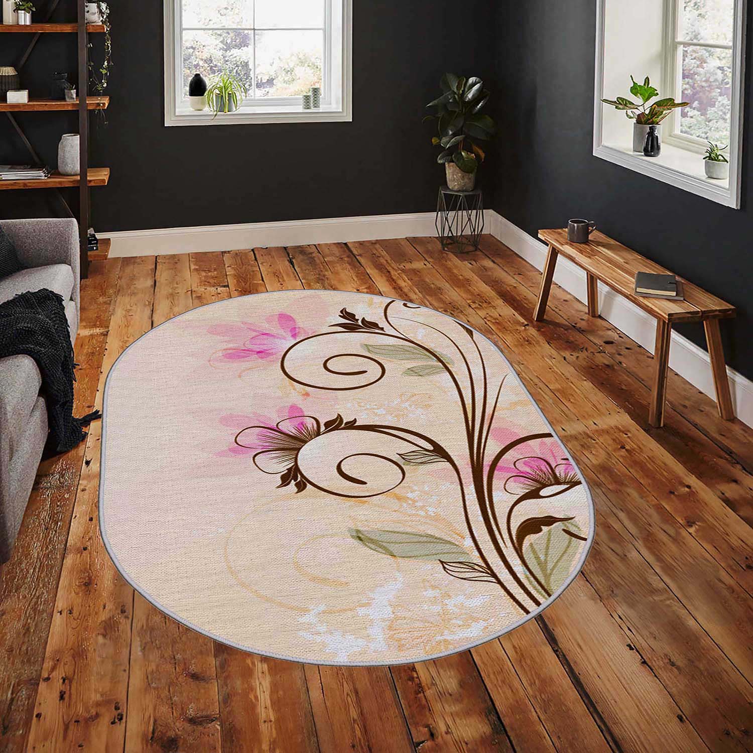 Tappeto Saha Oval 2259 Multicolore