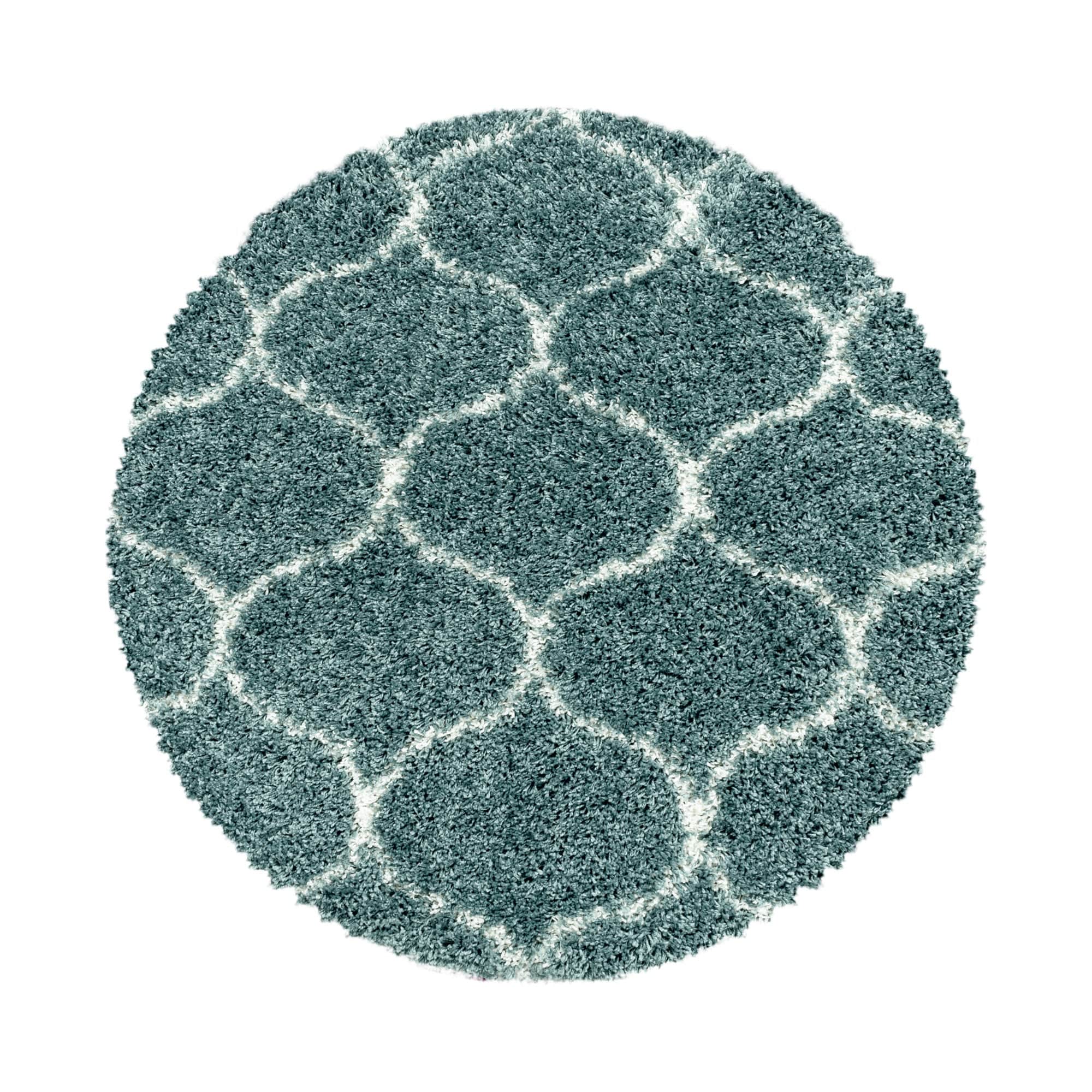 Tappeto Salsa 3201 Round Scandinavian Blu & AYYTPCH-SALSA3201BLUE-ROUND