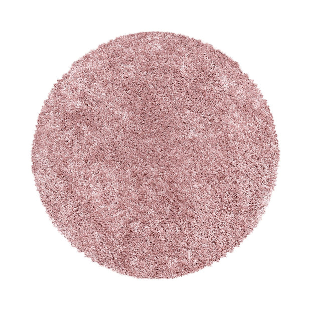 Tappeto Sydney 3000 Round Unicolor Rosa & AYYTPCH-SYDNEY3000ROSE-ROUND