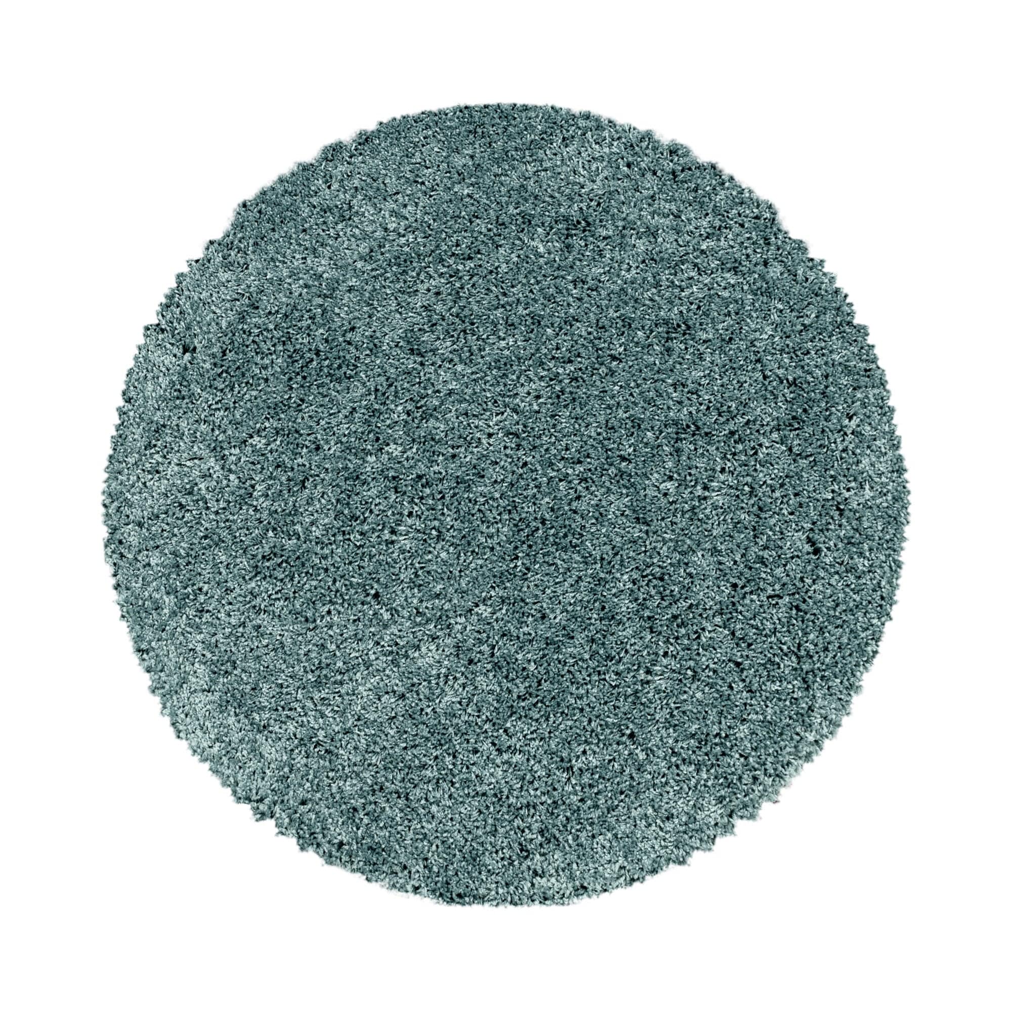 Tappeto Sydney 3000 Round Unicolor Verde & AYYTPCH-SYDNEY3000AQUA-ROUND