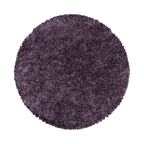 Tappeto Sydney 3000 Round Unicolor Violetto & AYYTPCH-SYDNEY3000VIOLETT-ROUND