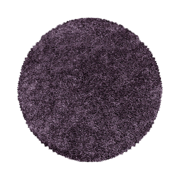 Tappeto Sydney 3000 Round Unicolor Violetto & AYYTPCH-SYDNEY3000VIOLETT-ROUND