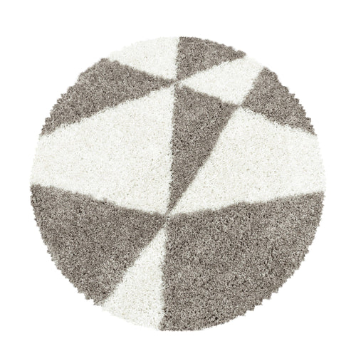 Tappeto Tango 3101 Round Geometric Beige & AYYTPCH-TANGO3101BEIGE-ROUND