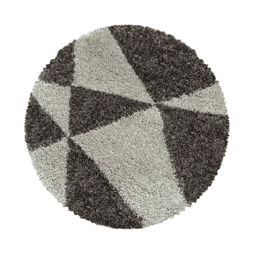Tappeto Tango 3101 Round Geometric Cappuccino & AYYTPCH-TANGO3101TAUPE-ROUND