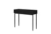 Tavolino consolle con 2 cassetti Nicole 100-2SZ Nero (4)
