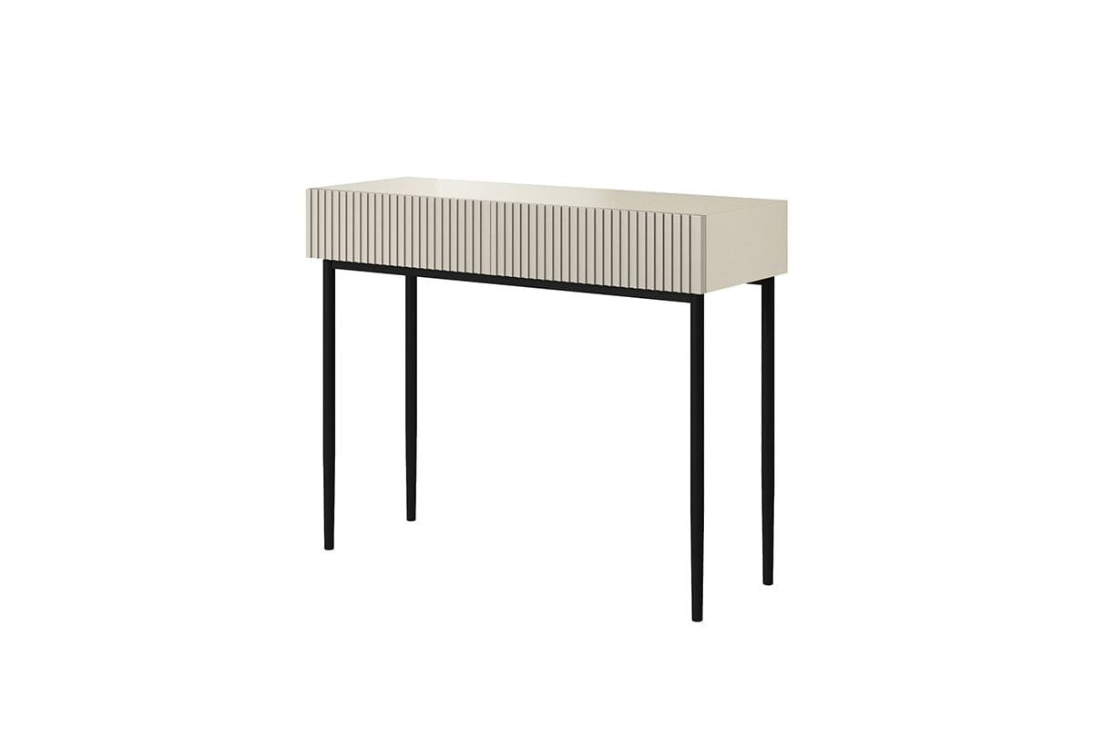 Tavolino consolle con 2 cassetti Nicole 100-2SZ Nero (7)