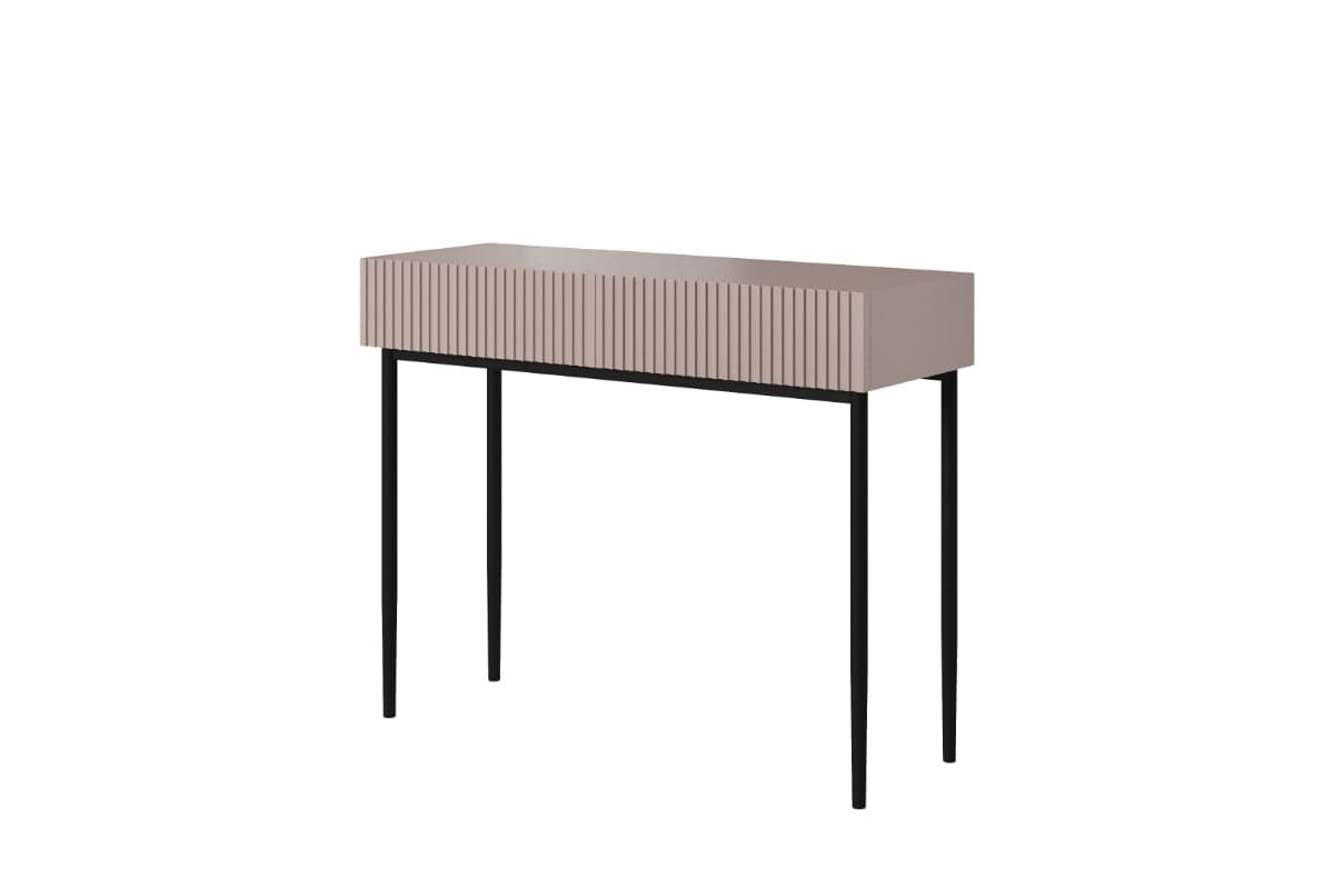 Tavolino consolle con 2 cassetti Nicole 100-2SZ Nero (9)