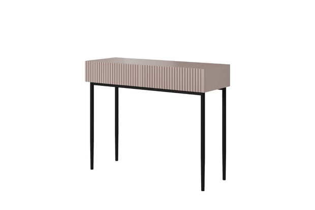 Tavolino consolle con 2 cassetti Nicole 100-2SZ Nero (9)