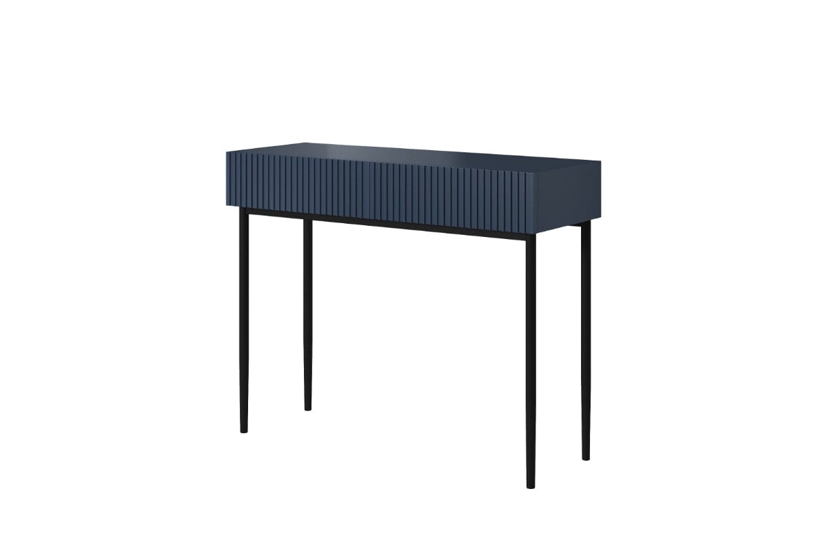 Tavolino consolle con 2 cassetti Nicole 100-2SZ Nero (11)