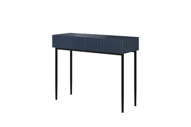 Tavolino consolle con 2 cassetti Nicole 100-2SZ Nero (11)