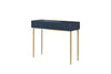Tavolino consolle con 2 cassetti Nicole 100-2SZ Oro (1)
