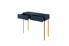 Tavolino consolle con 2 cassetti Nicole 100-2SZ Oro (2)