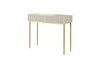 Tavolino consolle con 2 cassetti Nicole 100-2SZ Oro (5)