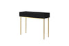 Tavolino consolle con 2 cassetti Nicole 100-2SZ Oro (8)
