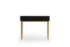 Tavolino consolle con 2 cassetti Nicole 100-2SZ Oro (10)