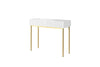 Tavolino consolle con 2 cassetti Nicole 100-2SZ Oro (12)