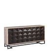 Tavolino consolle con 4 ante Gatsby Grigio