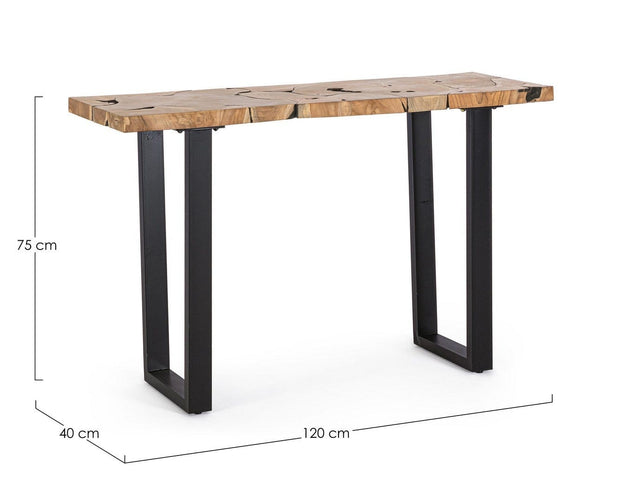 Bizzotto Tavolino consolle Elwood Naturale