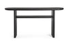 Bizzotto Tavolino consolle Empire Oval Nero