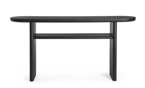 Bizzotto Tavolino consolle Empire Oval Nero
