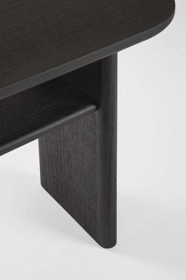 Bizzotto Tavolino consolle Empire Oval Nero
