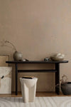Bizzotto Tavolino consolle Empire Oval Nero