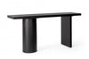 Bizzotto Tavolino consolle Empire Rectangular Nero