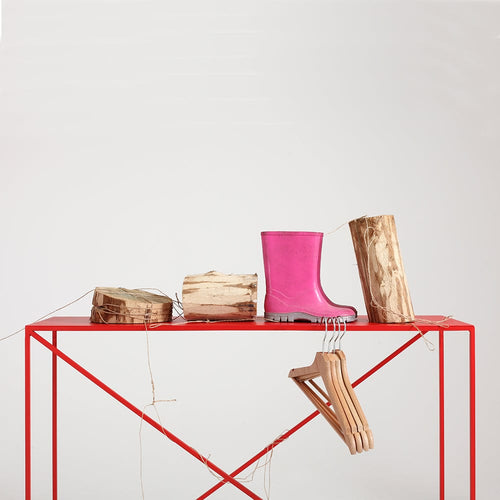 Tavolino consolle Memo Rosso (1)