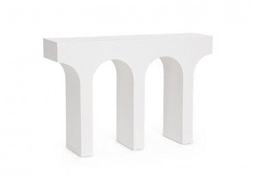 Bizzotto Tavolino consolle Rhome Shaped Bianco