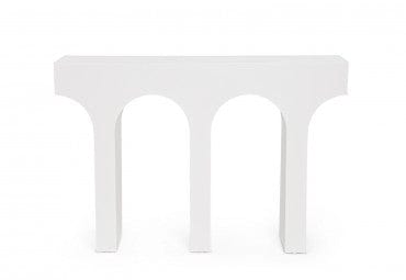 Bizzotto Tavolino consolle Rhome Shaped Bianco