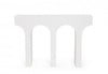 Bizzotto Tavolino consolle Rhome Shaped Bianco