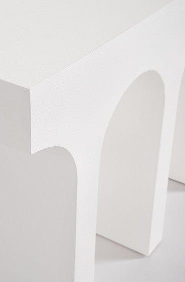 Bizzotto Tavolino consolle Rhome Shaped Bianco