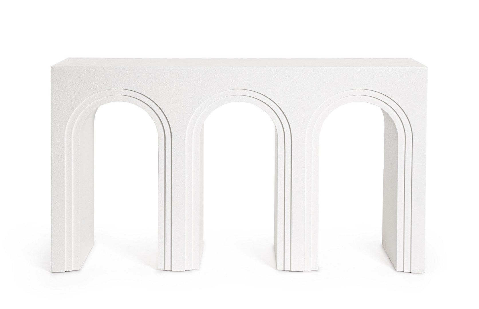 Bizzotto Tavolino consolle Rhome Twin Rectangular Bianco