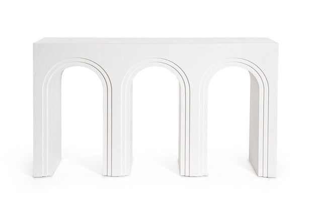Bizzotto Tavolino consolle Rhome Twin Rectangular Bianco