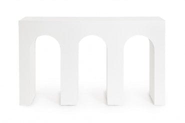 Bizzotto Tavolino consolle Rhome Twin Rectangular Bianco