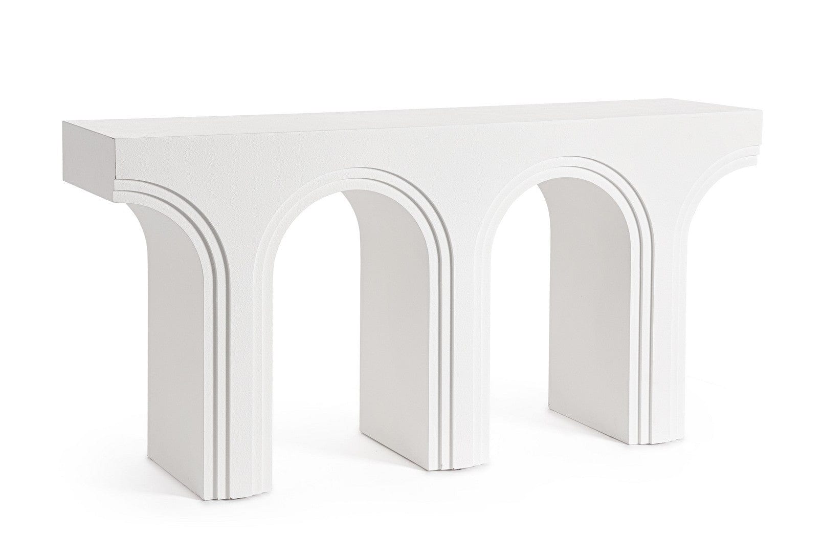 Bizzotto Tavolino consolle Rhome Twin Shaped Bianco