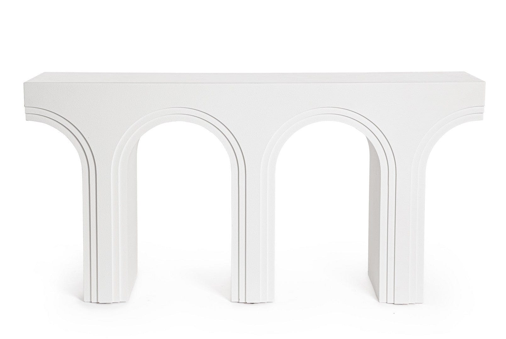 Bizzotto Tavolino consolle Rhome Twin Shaped Bianco