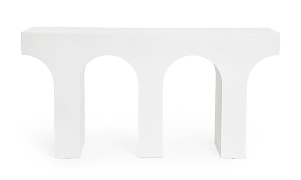 Bizzotto Tavolino consolle Rhome Twin Shaped Bianco