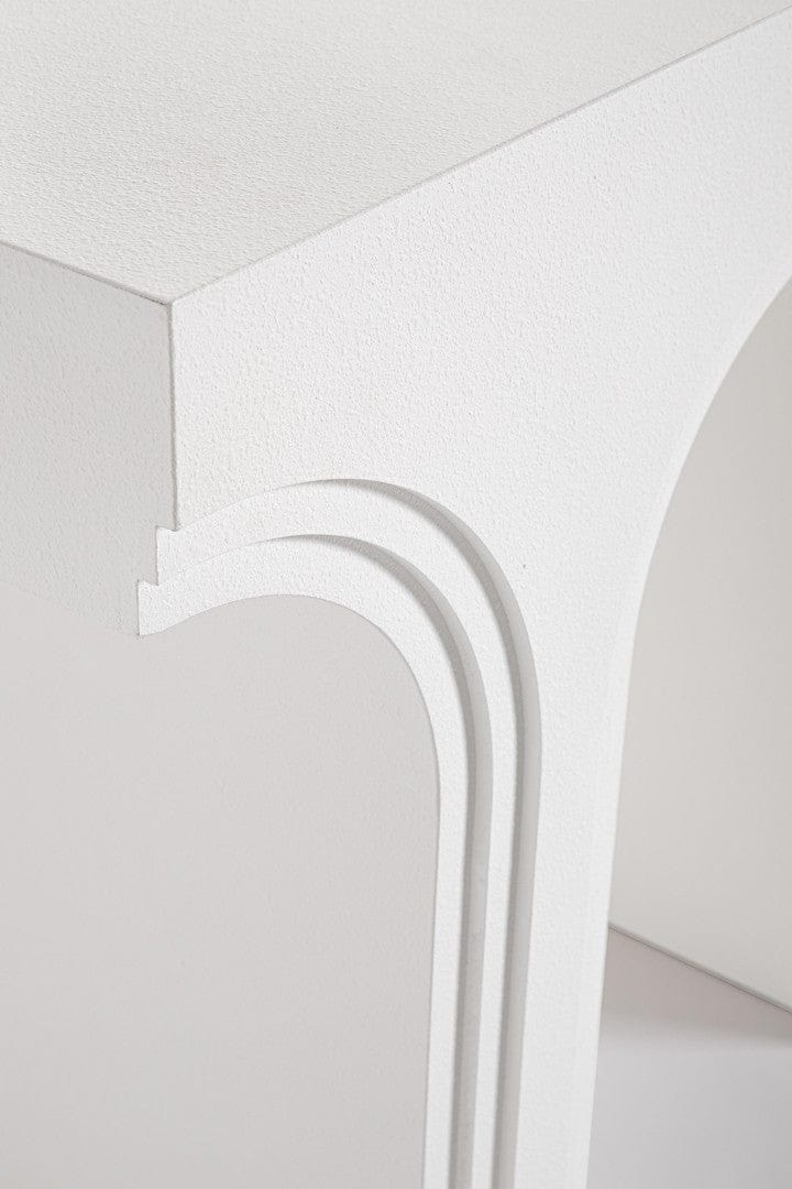 Bizzotto Tavolino consolle Rhome Twin Shaped Bianco