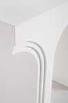 Bizzotto Tavolino consolle Rhome Twin Shaped Bianco