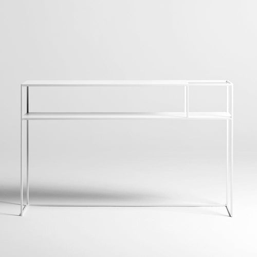 Tavolino consolle Senso Flower 120-25P Bianco (1)